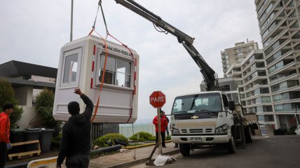   Retiran guardias del deshabitado edificio Santorini en Concón 