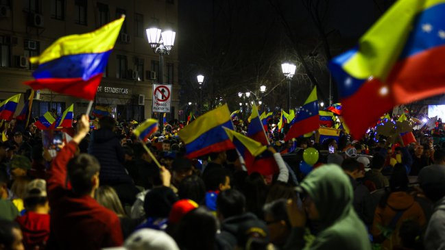   Miles de venezolanos en Chile pidieron que Maduro se vaya: 