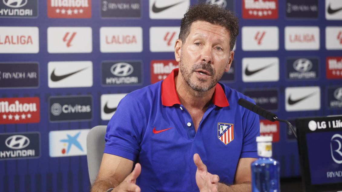 Simeone: Real Madrid parte como el mejor y los demás estaremos detrás para competir