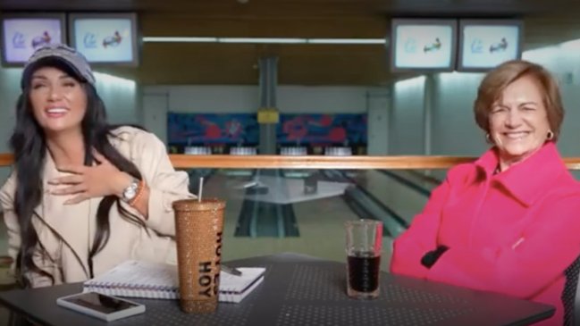 Pamela Díaz y Evelyn Matthei protagonizaron divertido momento