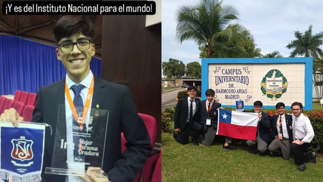 Escolar chileno se consagró como el mejor orador en mundial de debate hispano