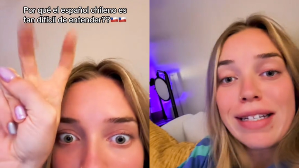 Tiktokera estadounidense defendió la forma de hablar de los chilenos: 