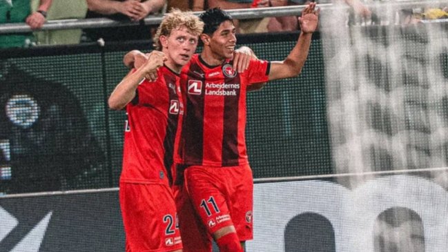 Darío Osorio volvió a la convocatoria de Midtjylland con miras a la Champions