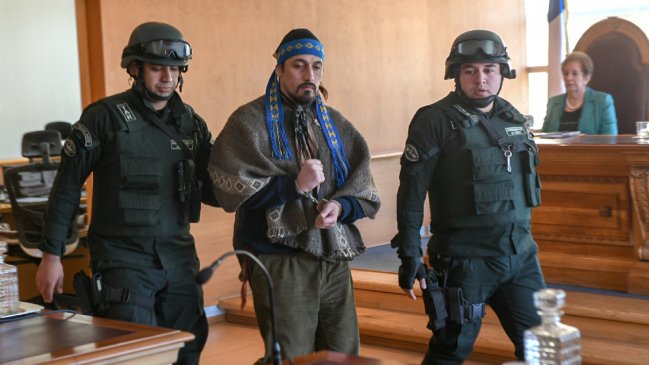 Jones Huala, condenado con orden de expulsión, fue detenido por amenaza xenófoba