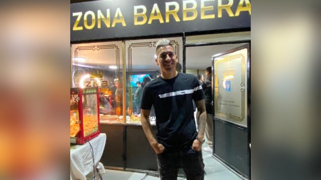 Leandro Fernández inauguró su barbería en Las Condes