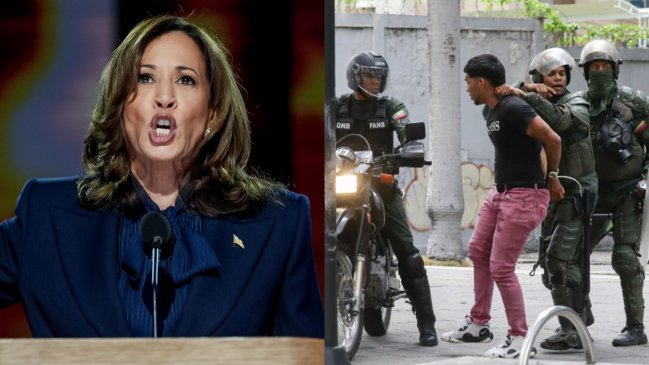 Kamala Harris urgió a militares venezolanos 