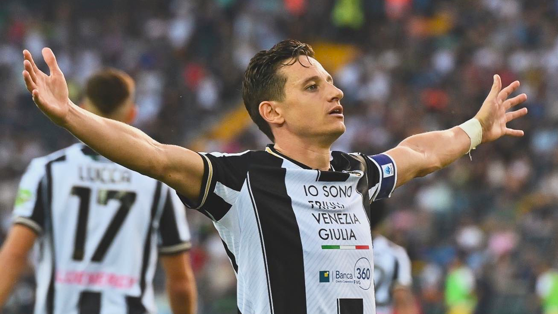 Udinese venció a Lazio y obtuvo su primer triunfo en la Serie A