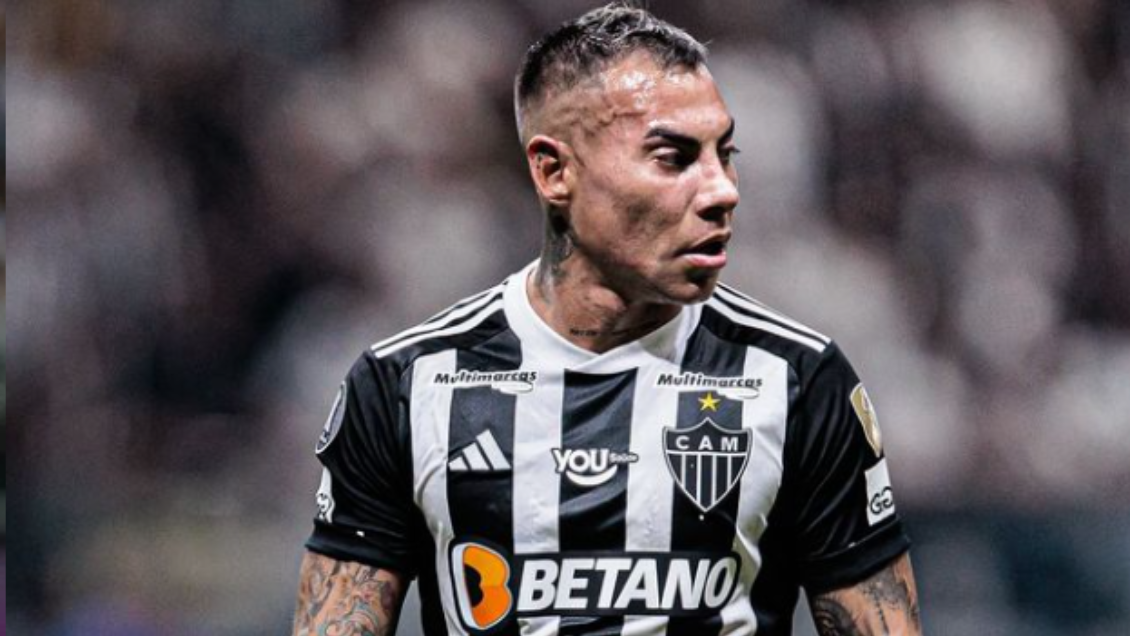 Eduardo Vargas fue titular en derrota de Mineiro ante Fluminense