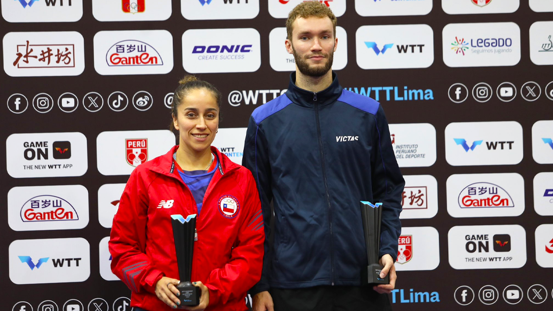 Paulina Vega alcanzó el subcampeonato del dobles mixto del WTT en Lima