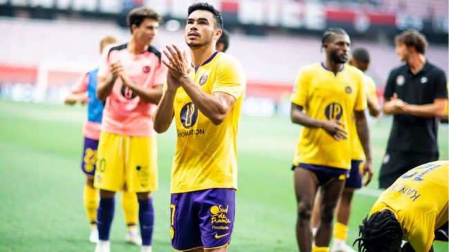 Toulouse de Gabriel Suazo rescató un empate ante Niza por la liga francesa