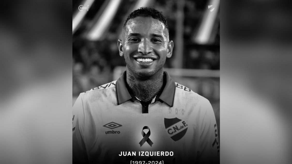 Luto en el fútbol mundial: Falleció el jugador Juan Izquierdo de Nacional de Montevideo