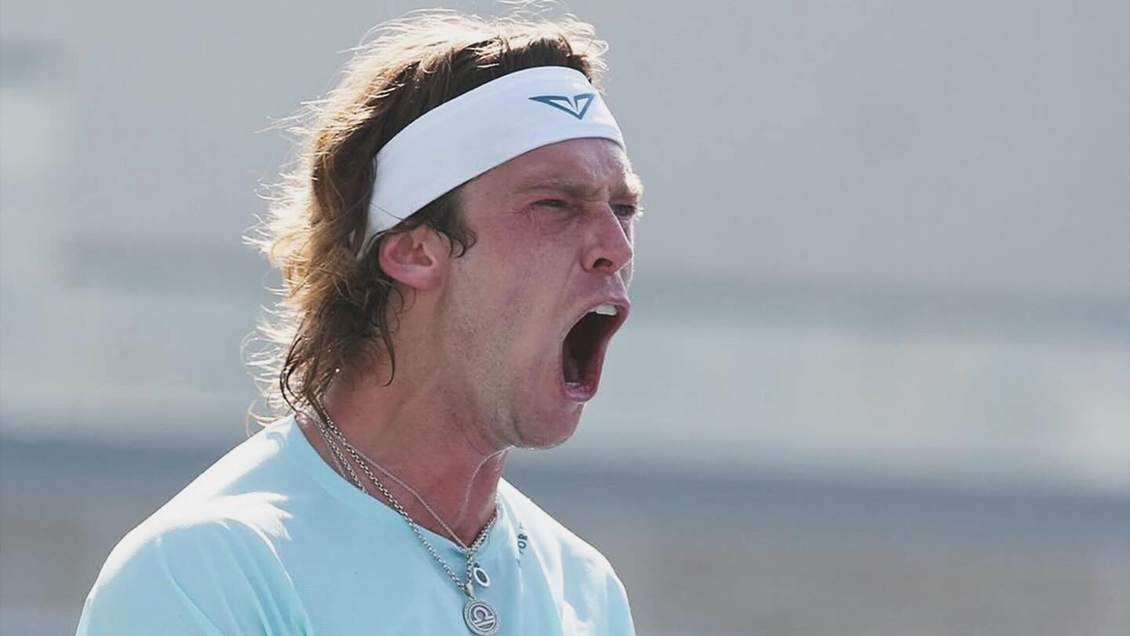 Rublev remontó en un duro encuentro a Rinderknech para continuar en el US Open