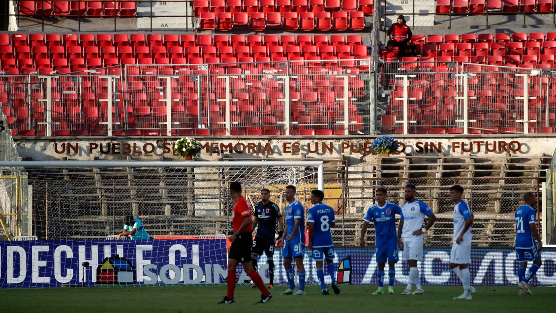 Denuncian destrozos en Memorial del Nacional en duelo entre la U y Unión