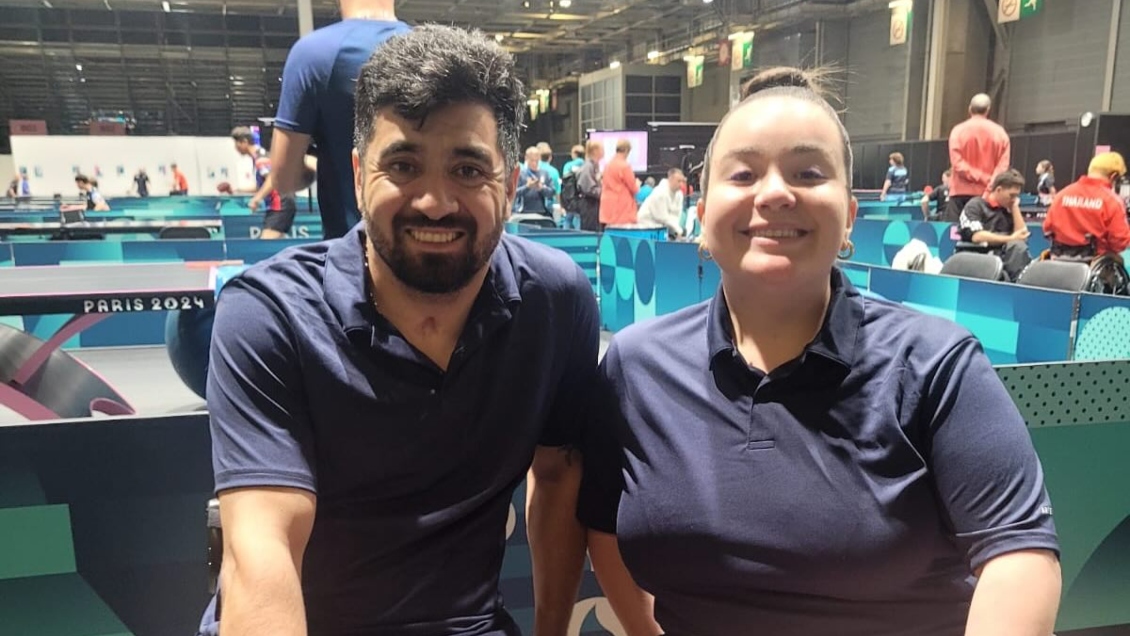 Luis Flores y Tamara Leonelli debutaron con éxito en el dobles mixto de París 2024