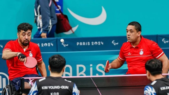 Maximiliano Rodríguez y Luis Flores cayeron en el dobles del para tenis de mesa