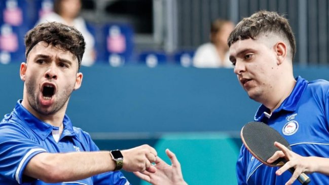 ¡Triunfazo! Pino y Torres avanzaron a cuartos de final en el para tenis de mesa