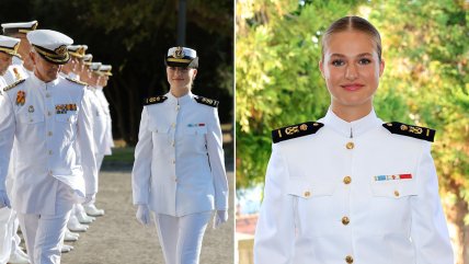   Princesa Leonor ingresó en la Escuela Naval Militar de España 