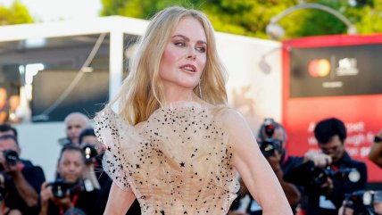   Nicole Kidman se robó las miradas en su regreso a Venecia después de 20 años 