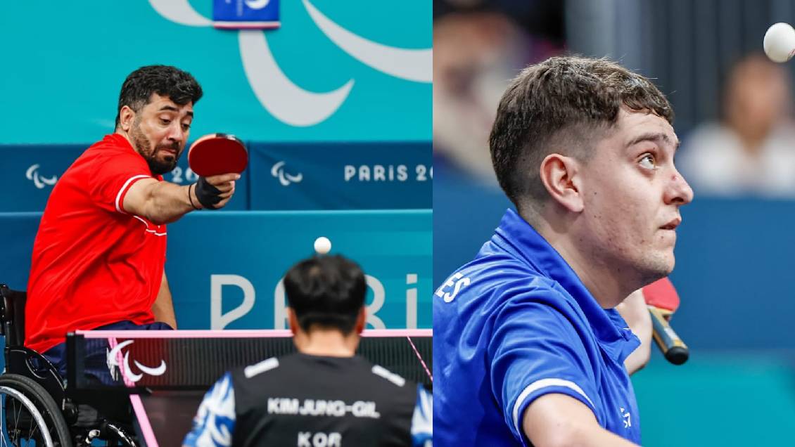 Luis Flores e Ignacio Torres clasificaron a cuartos de final en el para tenis de mesa de París