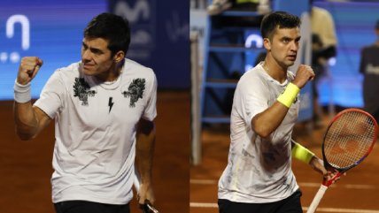   Cristian Garin y Tomás Barrios tienen programación para debutar en el Challenger de Shanghai 