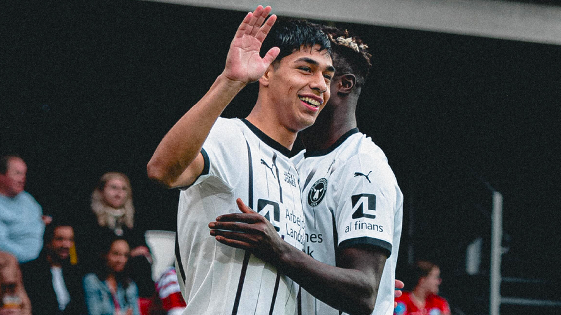 Darío Osorio fue incluido en el equipo de la semana tras brillar en Dinamarca