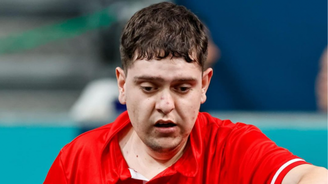 Ignacio Torres fue eliminado en cuartos de final del para tenis de mesa en París 2024