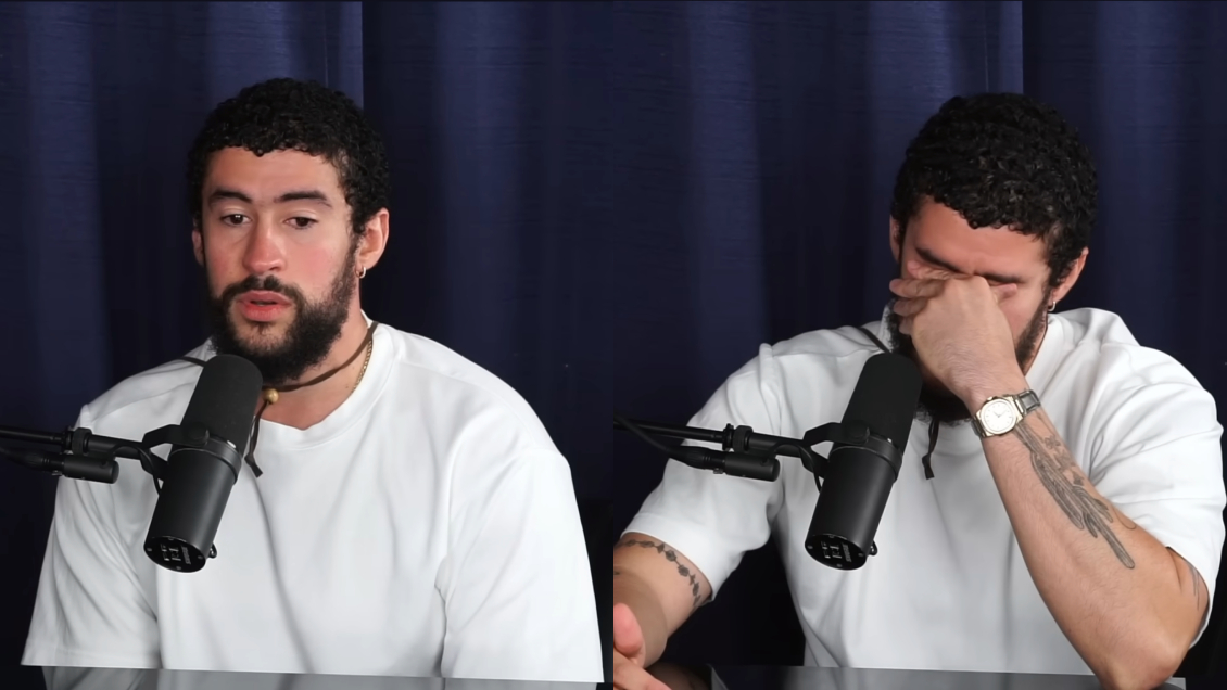 Bad Bunny llora al criticar a políticos: 