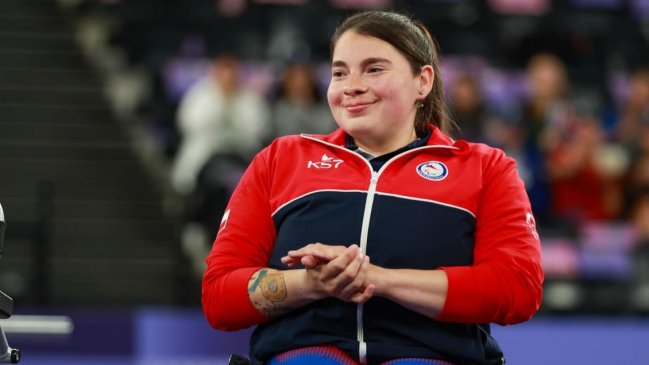   Camila Campos rozó el bronce en el powerlifting de París 2024 