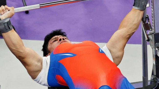 Jorge Carinao finalizó octavo en el powerlifting de los Juegos Paralímpicos