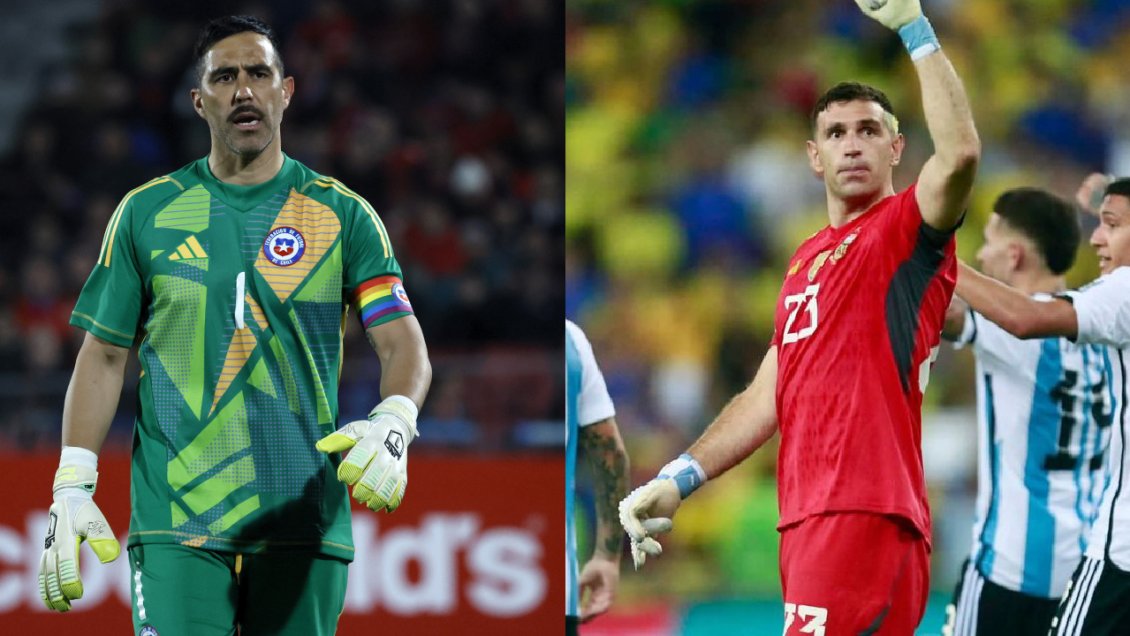 ¿Bravo más grande que Dibu Martínez? En Argentina se ofendieron por comentario de hincha chileno