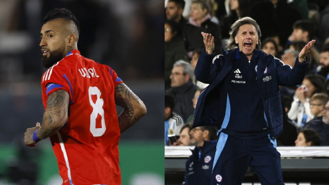 Vidal disparó con todo contra Gareca: Parece que no ve los partidos de la Copa Libertadores