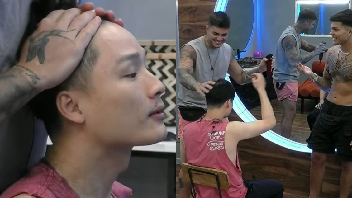 Gran Hermano: Redes piden sanción Manuel por cortarle mal el pelo a Yuhui