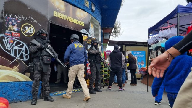 Masivo operativo contra casinos ilegales dejó 19 detenidos en Concepción