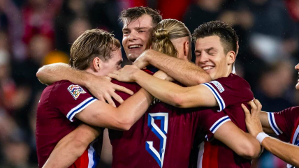   Haaland salvó a Noruega con el gol del triunfo ante Austria en la Nations League 