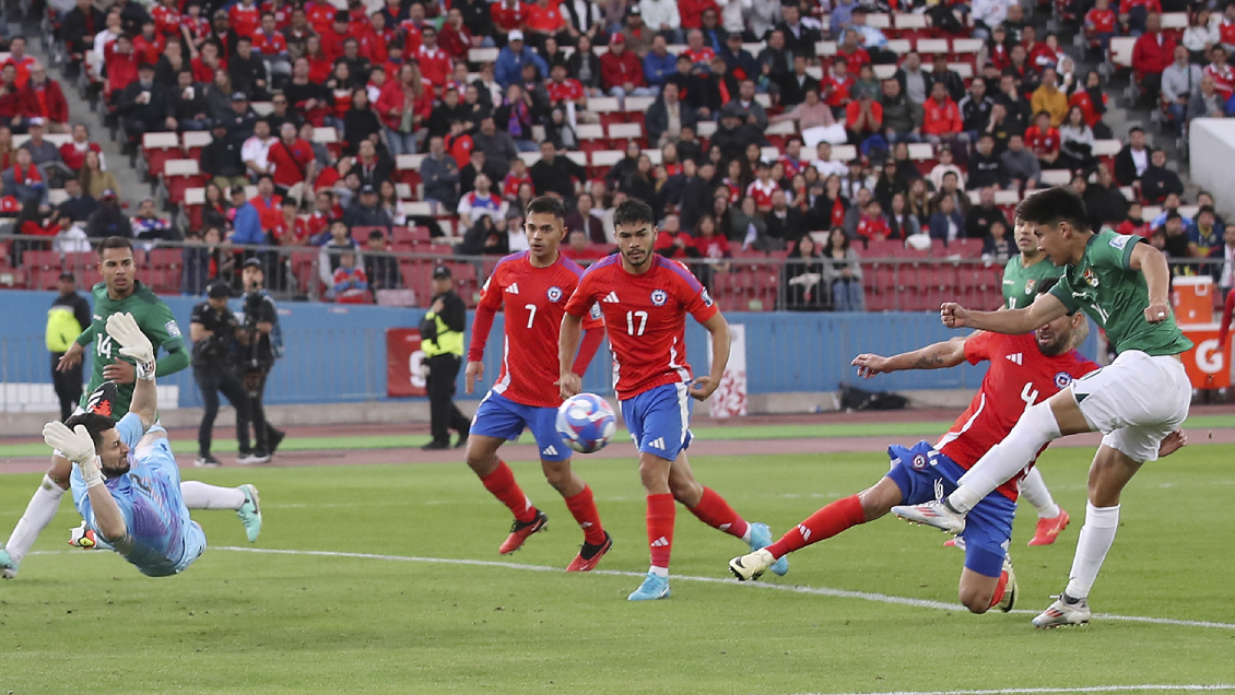 [VIDEO] Miguel Terceros golpeó a La Roja para devolverle la ventaja a Bolivia
