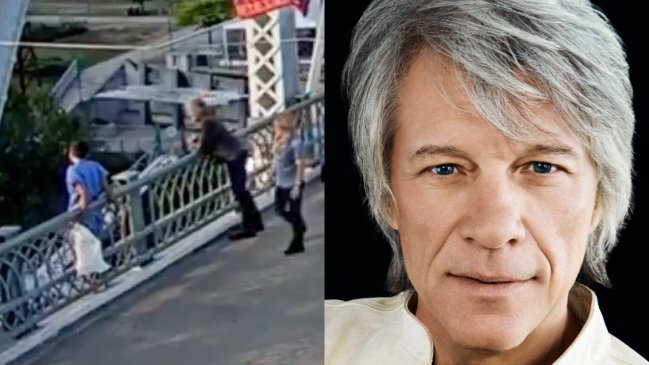 Jon Bon Jovi ayudó a salvar a mujer que estaba a punto de saltar de un puente