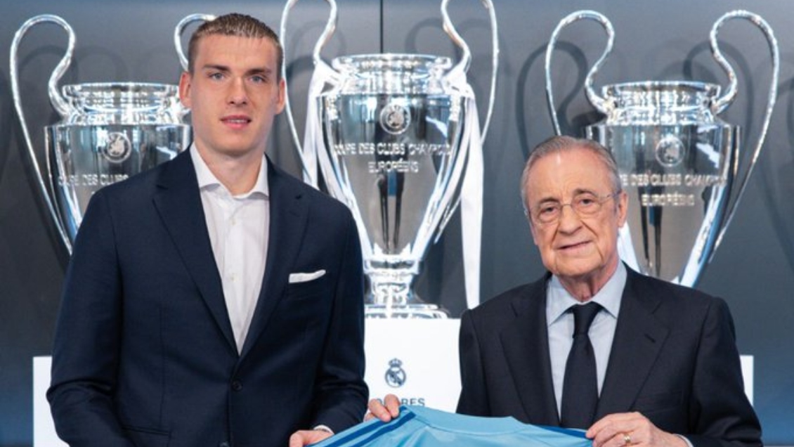 Andriy Lunin renovó hasta 2030 con Real Madrid