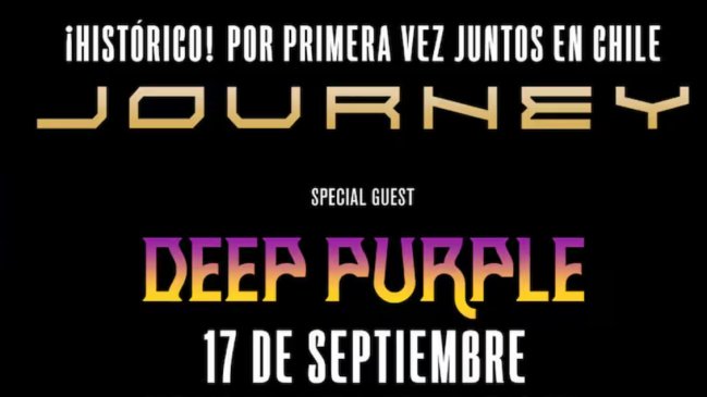   Journey y Deep Purple en Chile: Horarios, accesos y recomendaciones 