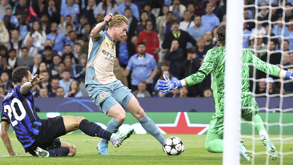 Manchester City e Inter no se sacaron diferencias en su estreno por la Champions