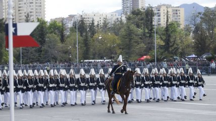 Parque O'Higgins recibió la tradicional Parada Militar