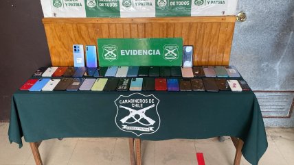   Carabineros recuperó 150 celulares robados en fiesta de La Pampilla 