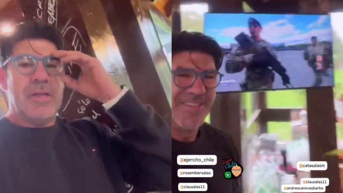Marcelo Salas celebró la Parada Militar entonando estrofa de 