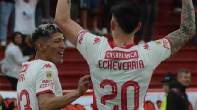 VIDEO] Rodrigo Echeverría marcó en la goleada de Huracán frente a Lanús - Cooperativa.cl