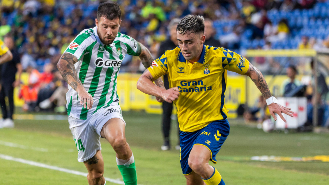 Betis obtuvo un amargo empate ante Las Palmas y alargó su mala racha de visitante
