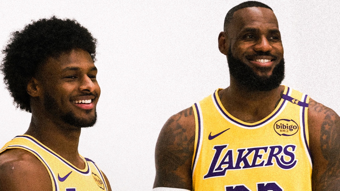 LeBron James: Es una alegría poder venir a trabajar con tu hijo