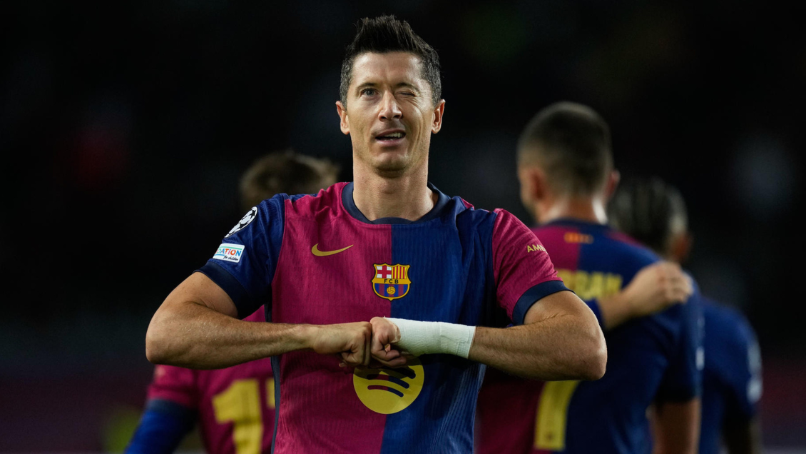 [VIDEO] Lewandowski puso en ventaja a FC Barcelona tras gran jugada colectiva