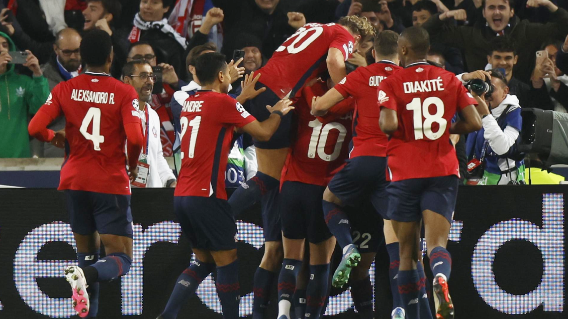Lille dio el gran golpe y venció a Real Madrid en la Champions League