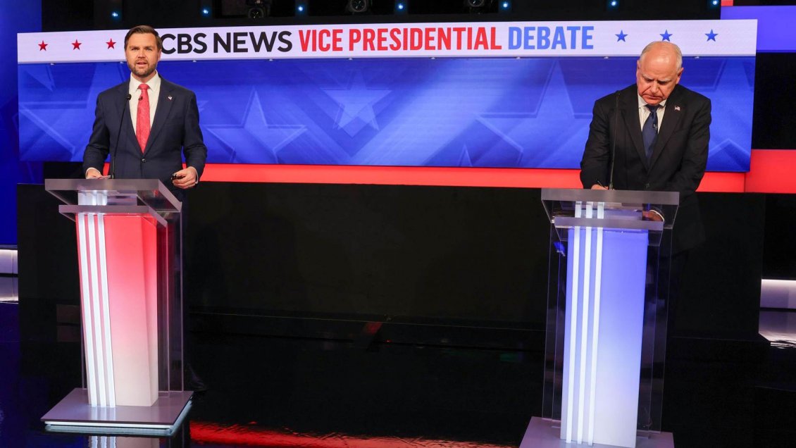 EE.UU.: Candidato republicano ganó estrechamente el debate de vicepresidentes