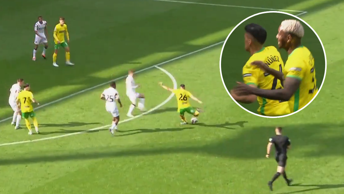 [VIDEO] Marcelino Núñez marcó un golazo para Norwich contra Hull City