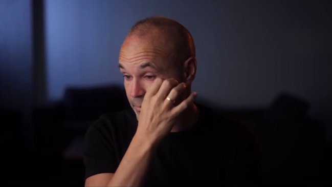 [VIDEO] La emoción de Andrés Iniesta ante el inminente anuncio de su retiro